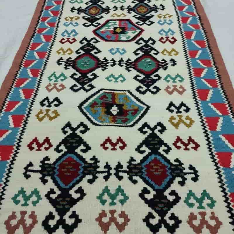 تصویر 3 از قیمت گلیم پشمی طرح جدید با کیفیت ارزان + خرید عمده